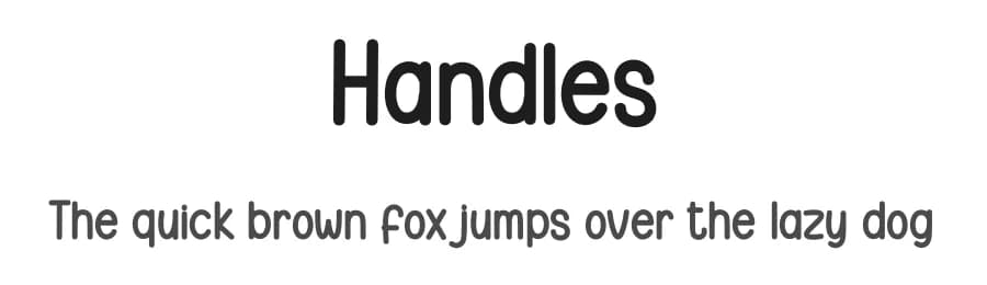 Handles by creatype designer — Script Handwritten Font