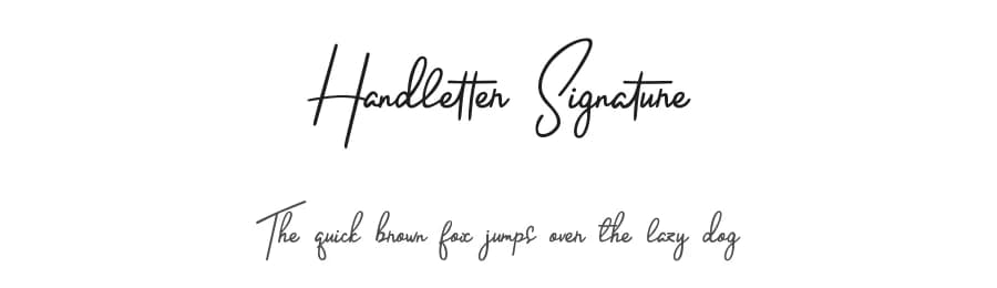 Handletter Signature by Tigadestd — Script Handwritten Font