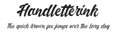 Handletterink by Debut Studio — Script Handwritten Font — thumbnail 1