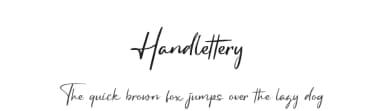 Handlettery by Scratch Design — Script Handwritten Font — thumbnail 1