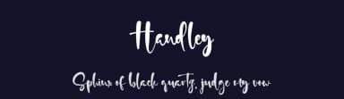 Handley by Vztype Studio — Script Handwritten Font — thumbnail 2
