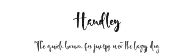 Handley by Vztype Studio — Script Handwritten Font — thumbnail 1