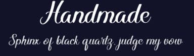 Handmade by Etik Fatimah — Script Handwritten Font — thumbnail 2