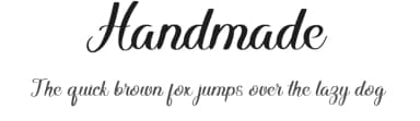 Handmade by Etik Fatimah — Script Handwritten Font — thumbnail 1