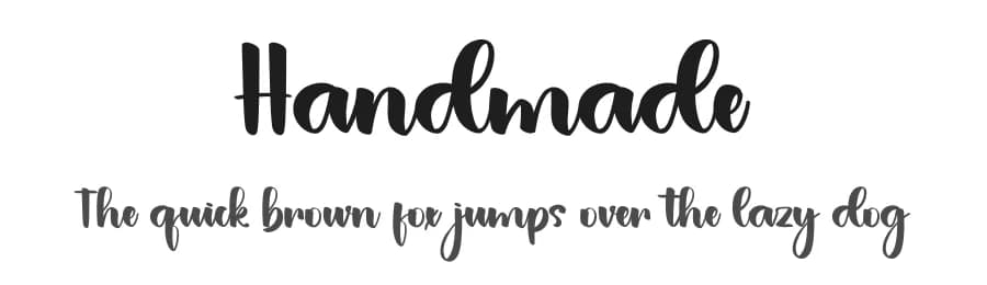 Handmade by PiPi Creative STUDIO — Script Handwritten Font