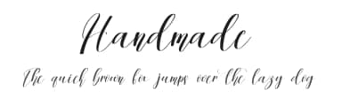 Handmade by Scratchones — Script Handwritten Font — thumbnail 1
