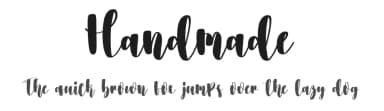 Handmade by Scratchones — Script Handwritten Font — thumbnail 1