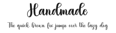 Handmade by Inermedia Studio — Script Handwritten Font — thumbnail 1