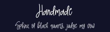 Handmade by Scratchones — Script Handwritten Font — thumbnail 2