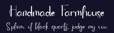 Handmade Farmhouse by Eddy Goodboy — Script Handwritten Font — thumbnail 2