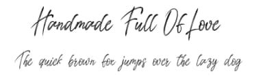 Handmade Full Of Love by Scratchones — Script Handwritten Font — thumbnail 1