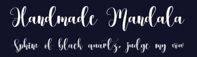 Handmade Mandala by Scratchones — Script Handwritten Font — thumbnail 2
