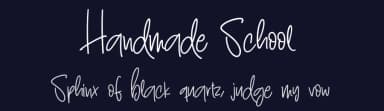 Handmade School by Scratchones — Script Handwritten Font — thumbnail 2