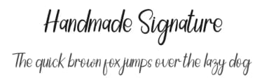 Handmade Signature by FreshtypeINK — Script Handwritten Font — thumbnail 1