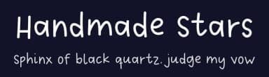 Handmade Stars by Maria Feliz Studio — Script Handwritten Font — thumbnail 2