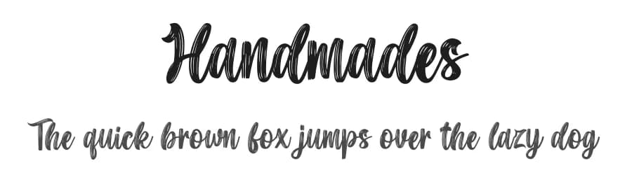 Handmades by Aveni Letter Type — Script Handwritten Font