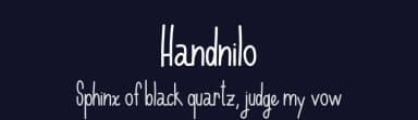 Handnilo by Danilo Miguel — Script Handwritten Font — thumbnail 2