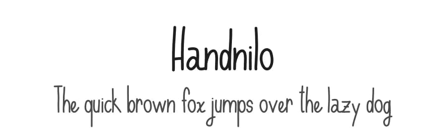 Handnilo by Danilo Miguel — Script Handwritten Font