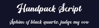 Handpack Script by Saridezra — Script Handwritten Font — thumbnail 2