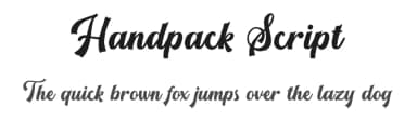 Handpack Script by Saridezra — Script Handwritten Font — thumbnail 1