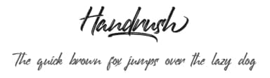 Handrush by Calligraphy Fonts — Script Handwritten Font — thumbnail 1