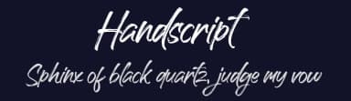 Handscript by HastaType — Script Handwritten Font — thumbnail 2