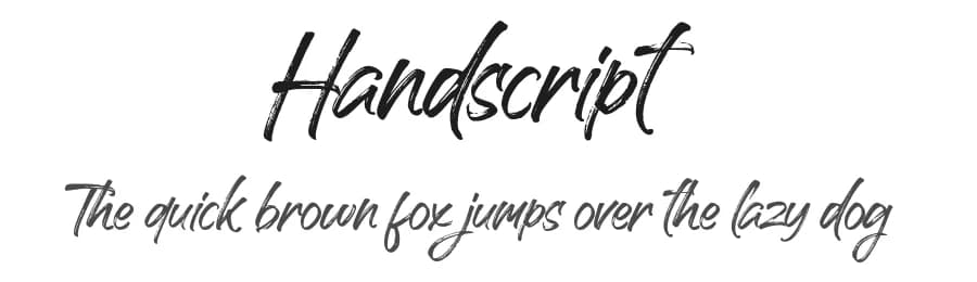 Handscript by HastaType — Script Handwritten Font