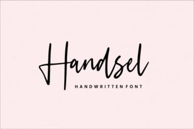 Handsel Font by Sronstudio — Script Handwritten Font — thumbnail 1