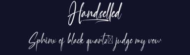 Handselled by VinType — Script Handwritten Font — thumbnail 2