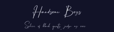 Handsome Boys by Rissyletter Studio — Script Handwritten Font — thumbnail 2