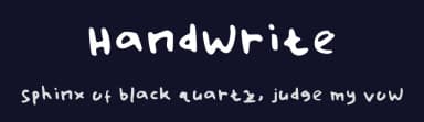 Handwrite by Muhammad Wulani — Script Handwritten Font — thumbnail 2