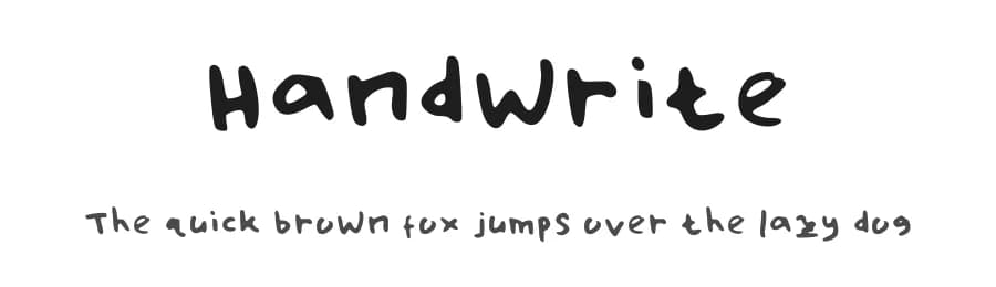 Handwrite by Muhammad Wulani — Script Handwritten Font