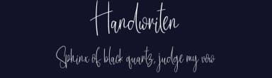 Handwriten by Scratchones — Script Handwritten Font — thumbnail 2