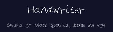 Handwriter by Leonard Posavec - LeoSupply.co — Script Handwritten Font — thumbnail 2