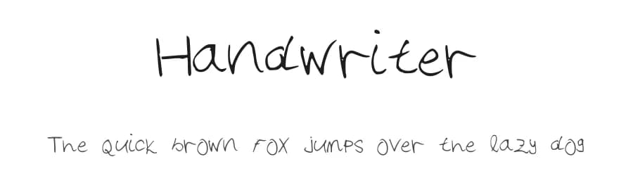 Handwriter by Leonard Posavec - LeoSupply.co — Script Handwritten Font