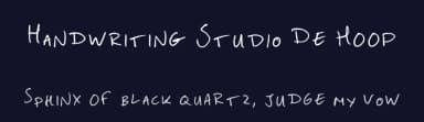 Handwriting Studio De Hoop by Jasper de Hoop — Script Handwritten Font — thumbnail 2