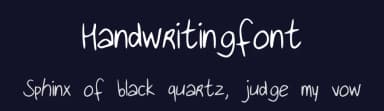 Handwritingfont by plumey — Script Handwritten Font — thumbnail 2