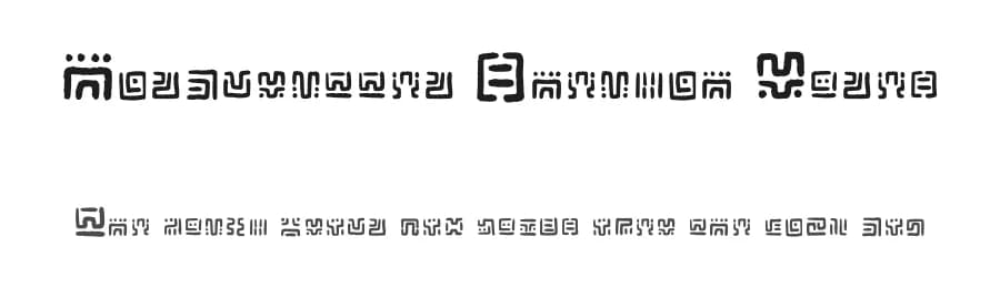 Handwritten Sheikah Runes by Kait — Dingbats Font