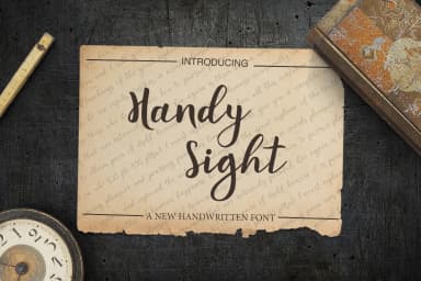 Handy Sight Font by tregubova.jul — Script Handwritten Font — thumbnail 1