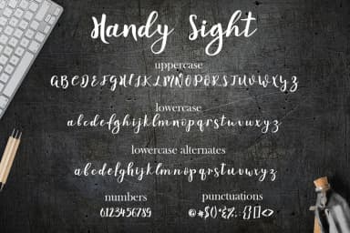 Handy Sight Font by tregubova.jul — Script Handwritten Font — thumbnail 9