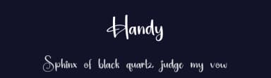 Handy by Scratchones — Script Handwritten Font — thumbnail 2