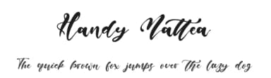 Handy Mattea by Kong Font — Script Handwritten Font — thumbnail 1