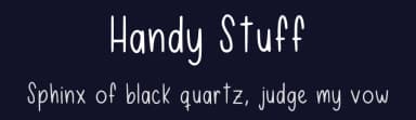 Handy Stuff by Sofía Ramírez — Script Handwritten Font — thumbnail 2