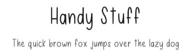 Handy Stuff by Sofía Ramírez — Script Handwritten Font — thumbnail 1