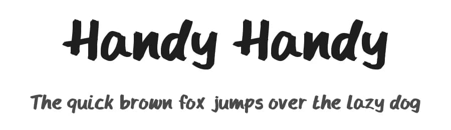 Handy Handy by MadPandaFonts — Script Handwritten Font