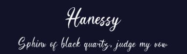 Hanessy by Creatype Studio — Script Handwritten Font — thumbnail 2
