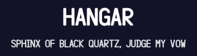 Hangar by Tano Veron — Sans Serif Font — thumbnail 2