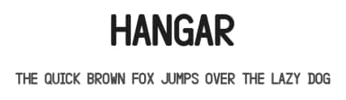 Hangar by Tano Veron — Sans Serif Font — thumbnail 1