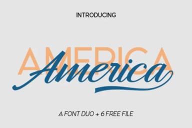 Hangberd America Duo Font by Zane Studio — Script Handwritten Font — thumbnail 2