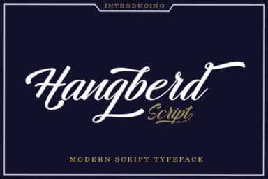 Hangberd Script Font by Zane Studio — Script Handwritten Font — thumbnail 1